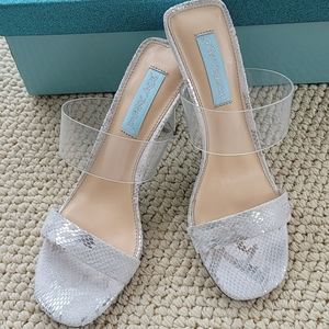 Snake Skin Slip On by Betsey Johnson box not included